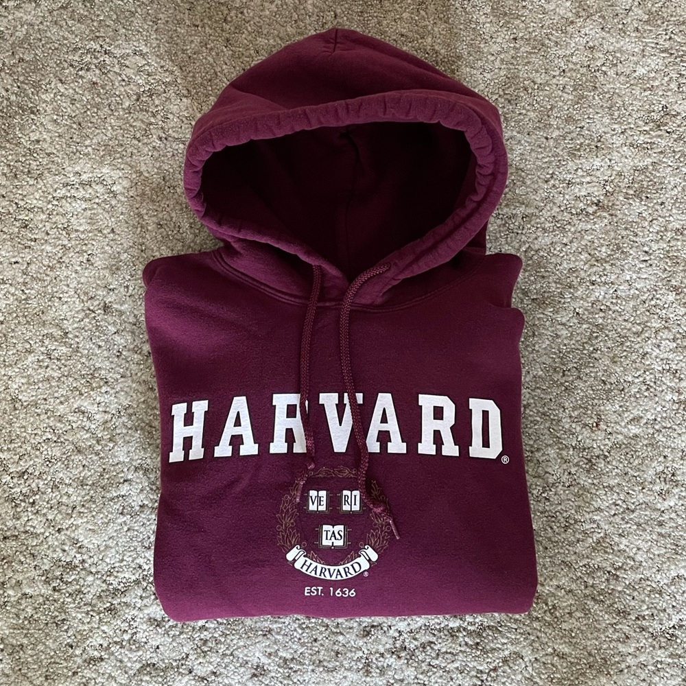 Men’s Large Harvard Crimson Hoodie
